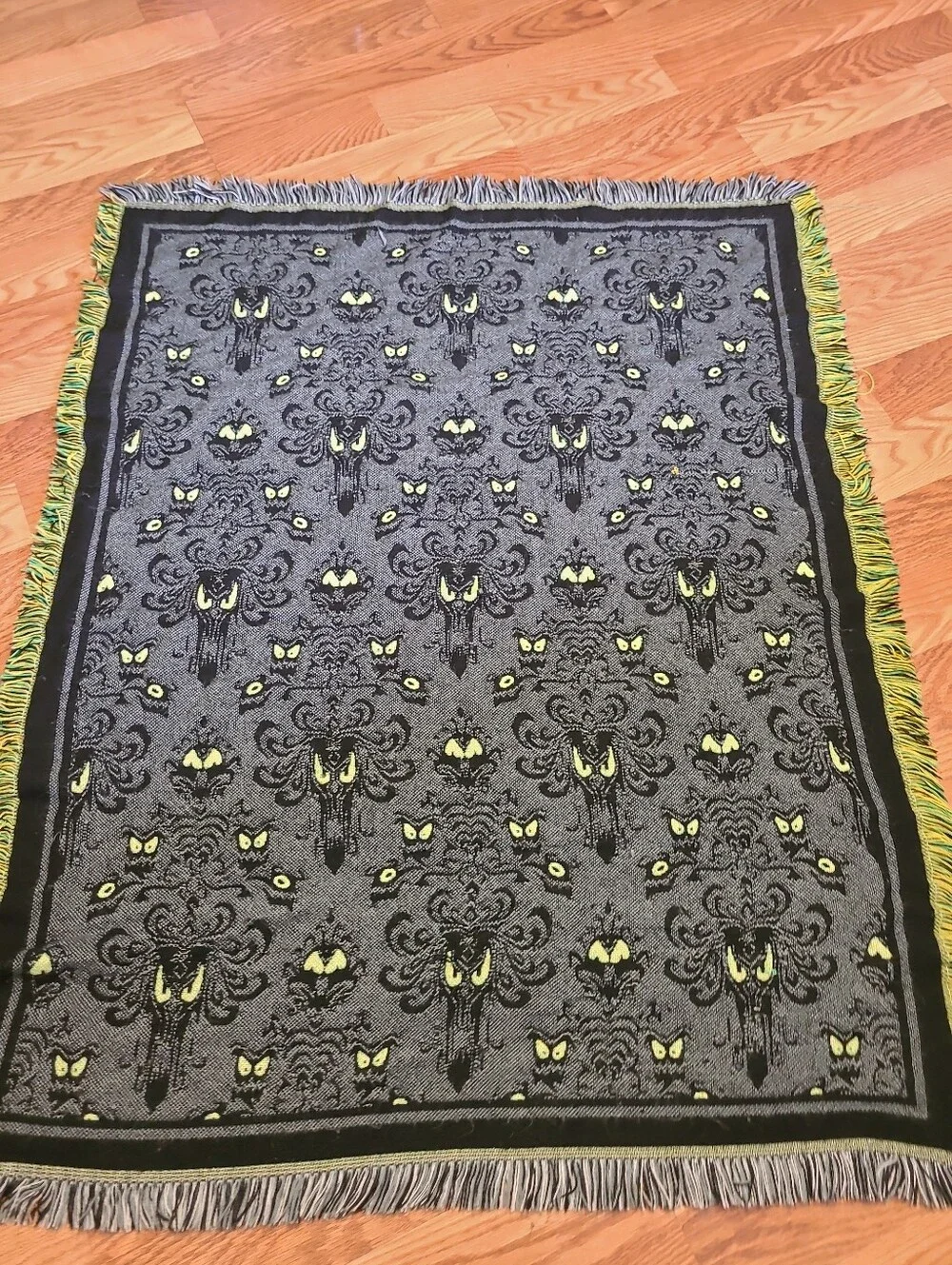 Disney Parks The Haunted Mansion Wallpaper Tapestry Woven Throw 44